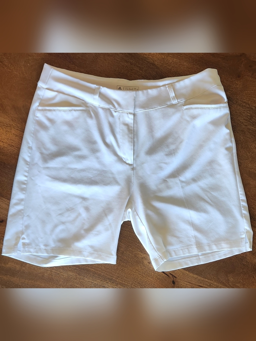 Adidas Women’s White Performance Golf Shorts Size 12